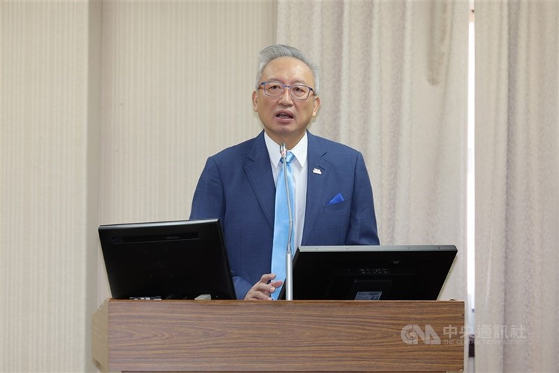 外交部の呉志中政務次長＝資料写真