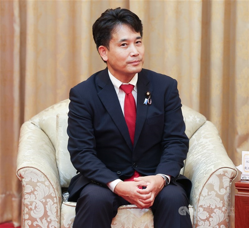 滝波宏文参院議員＝台北で2025年9月5日、中央社記者謝佳璋撮影