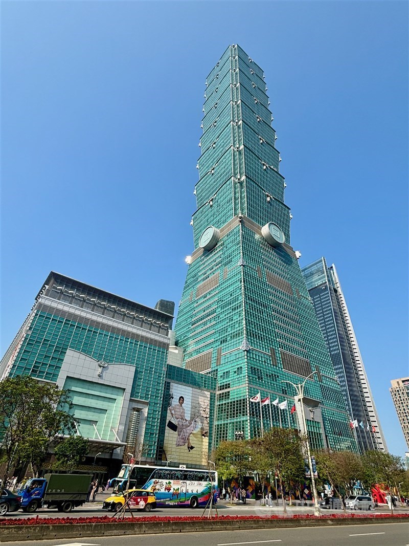 象山から見た台北市街地＝中央社資料写真