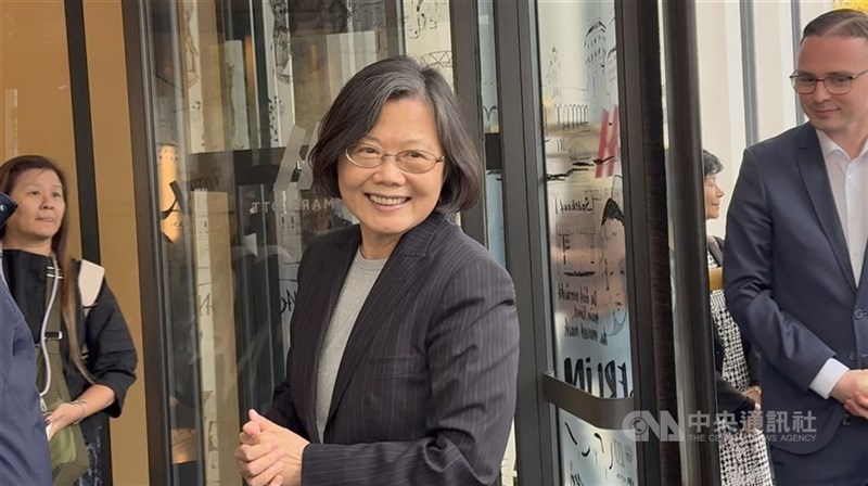 蔡英文前総統＝中央社資料写真