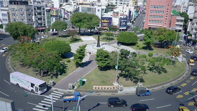 台南市の湯徳章記念公園＝劇中写真、太秦提供