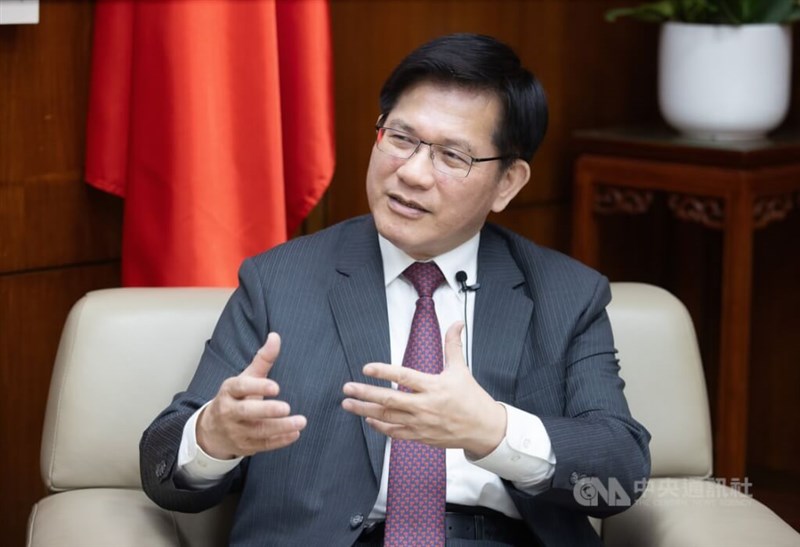 林佳竜外交部長(外相)=中央社資料写真