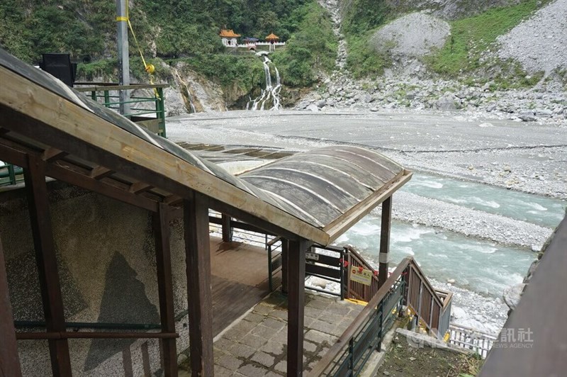 現在のタロコ（太魯閣）渓谷。被害が比較的小さかった天祥エリアや緑水エリアなどは徐々に開放されている