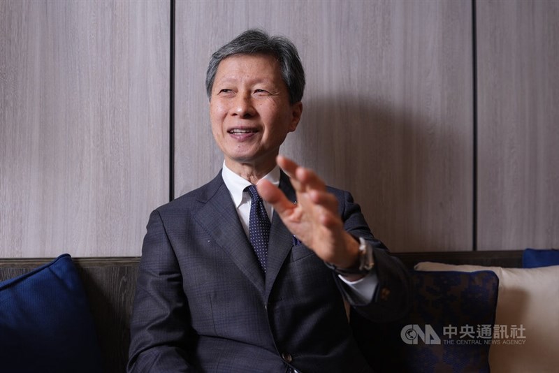 武居智久・元海上幕僚長＝4月11日、台北市