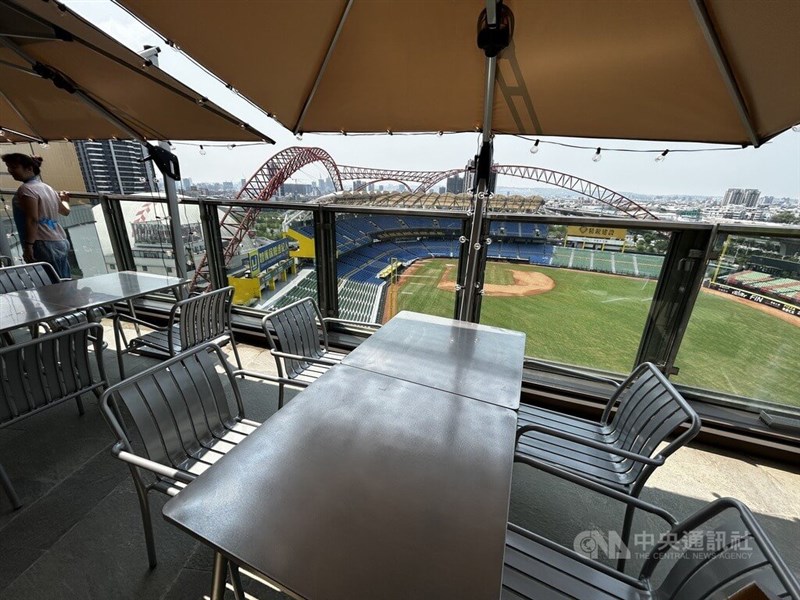 台湾プロ野球・中信ブラザーズの本拠地、台中インターコンチネンタル野球場に隣接している＝中央社記者趙麗妍撮影