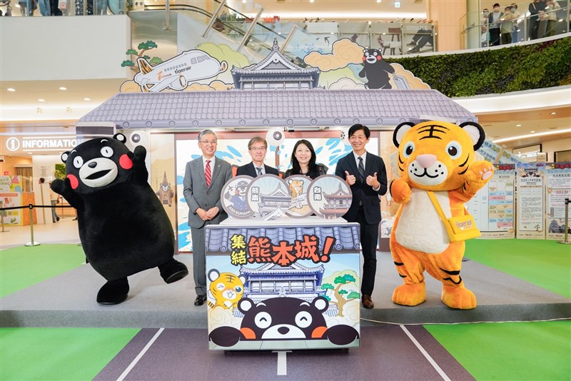 南部・台南市の商業施設、三井アウトレットパーク台南で6、7両日、熊本県をPRするイベントが開催中＝台南市政府提供