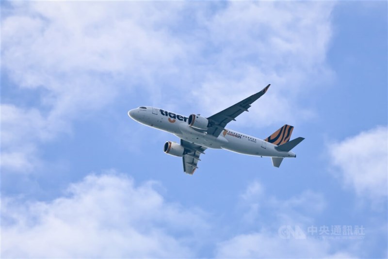 タイガーエア台湾の航空機＝中央社資料写真