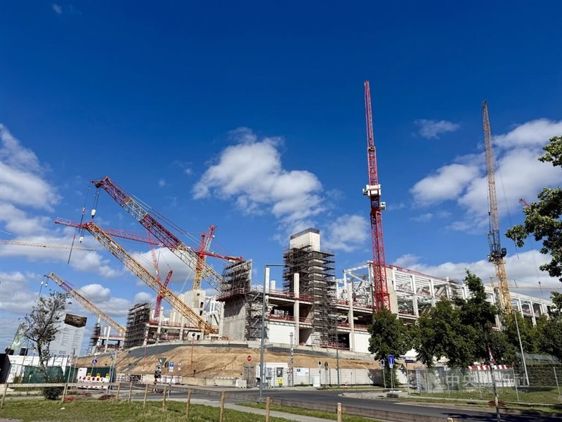 TSMCのドイツ工場＝2026年9月撮影