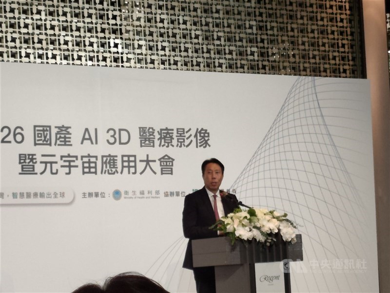 智捷医学科技（スマートメド）の孫継信董事長（会長）＝台北で2026年10月5日、中央社記者何秀玲撮影