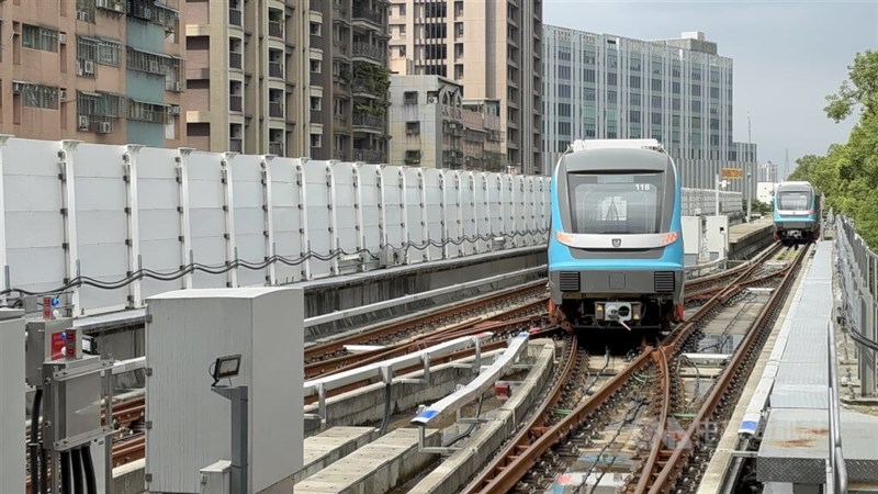 新北メトロ（MRT）三鶯線の車両（資料）