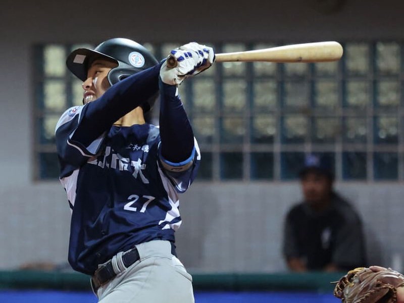 台湾の大学野球大会で日本人捕手が最多本塁打　台北市立大の白井雄登