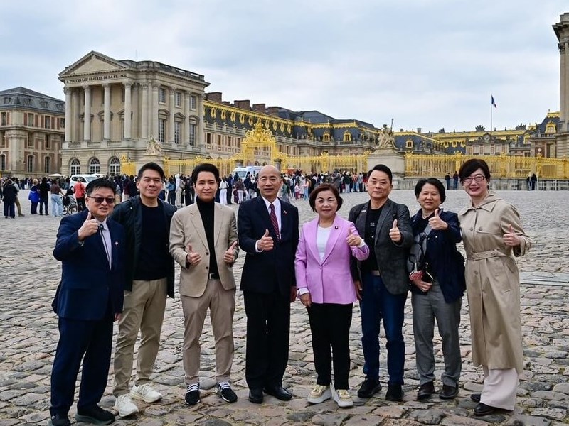 超党派立法委員団、欧州に到着　仏英で議員外交へ　韓立法院長ら参加／台湾