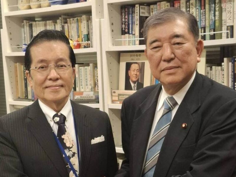 KMT Vice Chairman Chang Ya-chung of Taiwan visits Japan, exchanges views with Shigeru Ishiba and others