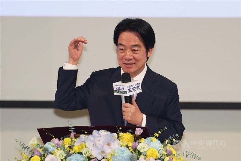 El presidente Lai Ching-te habla en la ceremonia de apertura del Congreso Nacional de Cultura 2026 en Taipéi. Foto de CNA, 20 de septiembre de 2026.