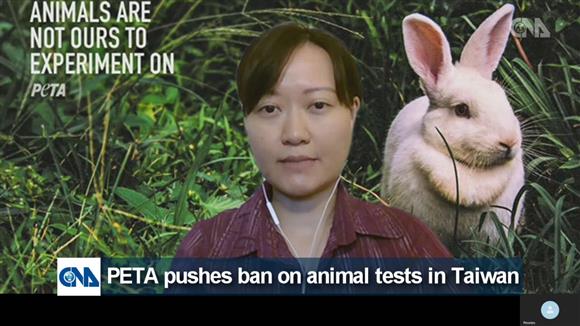 PETA pushes ban on animal tests in Taiwan - Focus Taiwan