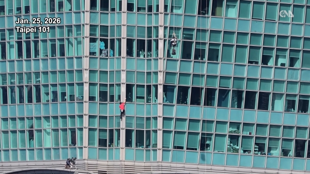 Highlights: Alex Honnold’s free-solo climb of Taipei 101