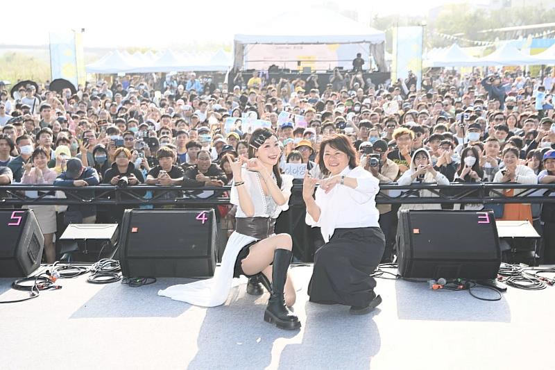 「潮風鈴・黃花瘋音樂市集」登場 黃敏惠市長揪民眾共享春日浪漫