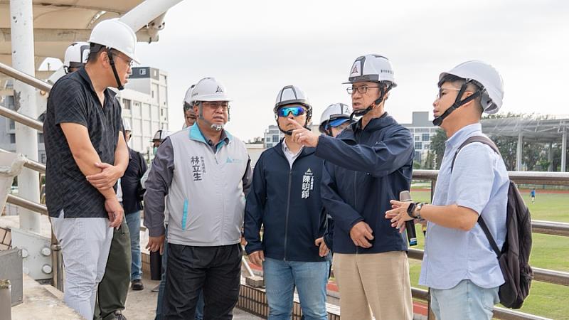 竹市香山綜合運動場看台整修工程啟動 打造優質運動環境