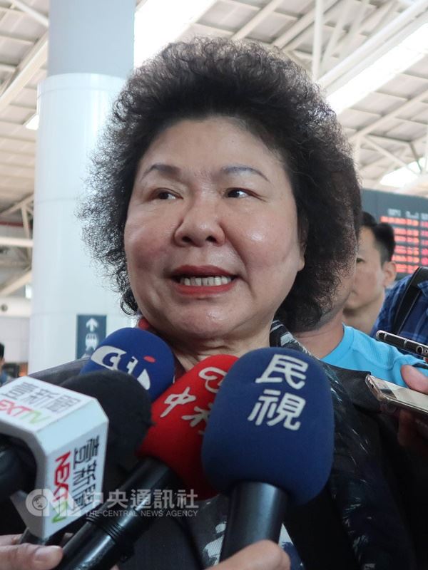 圖為高雄市長陳菊。(中央社檔案照片)