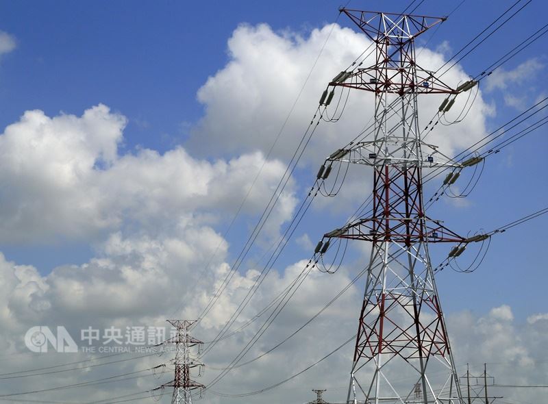 此為電力示意圖。(中央社檔案照片)