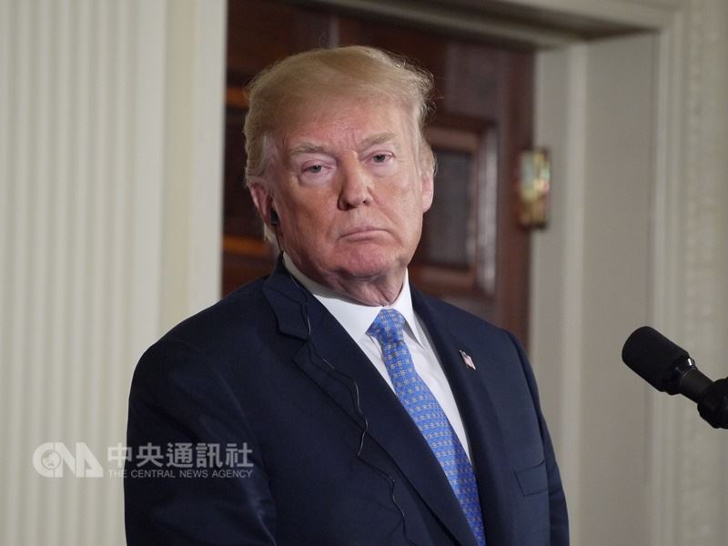 圖為美國總統川普。(中央社檔案照片)