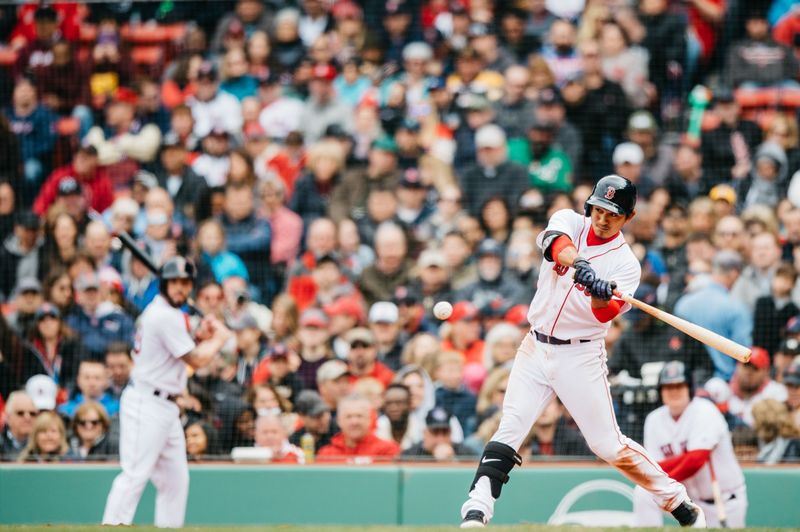 美國職棒MLB紅襪隊23日在主場面對水手隊前,將台灣野手林子偉從3A拉上大聯盟。(圖取自紅襪推特網頁twitter.com/redsox)