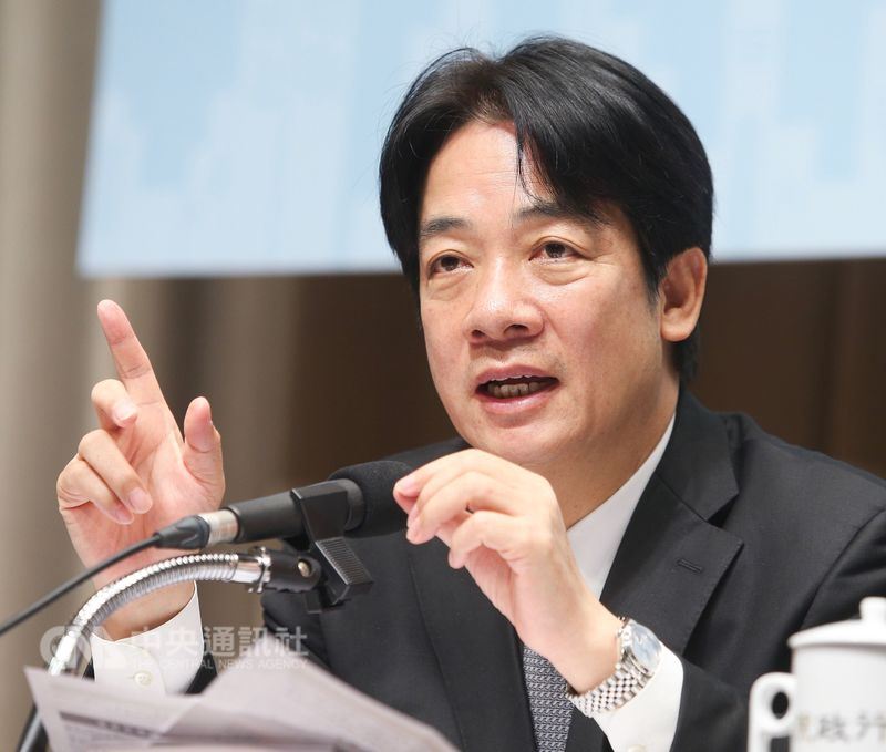 行政院長賴清德表示,為使國家資源做最有效的運用,提高行政效能,他以負責任的態度,決定自民國108年起將省級機關預算歸零。(中央社檔案照片)