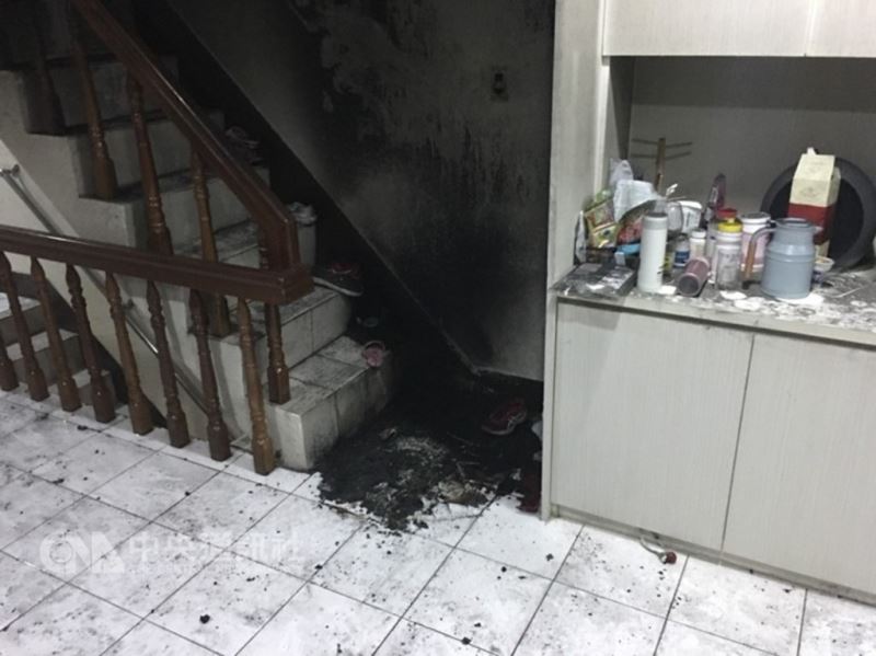 位於新莊區的衛福部立台北醫院7樓安寧病房,13日凌晨發生火警。(翻攝畫面)中央社記者林長順傳真 107年8月13日