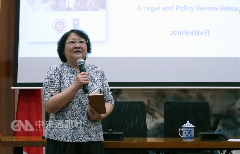 前中國人大代表、學者孫曉梅分析,性別平權的問題可能還需要再過10年,才能慢慢解決。(資料照片)中央社記者繆宗翰北京攝 107年8月22日