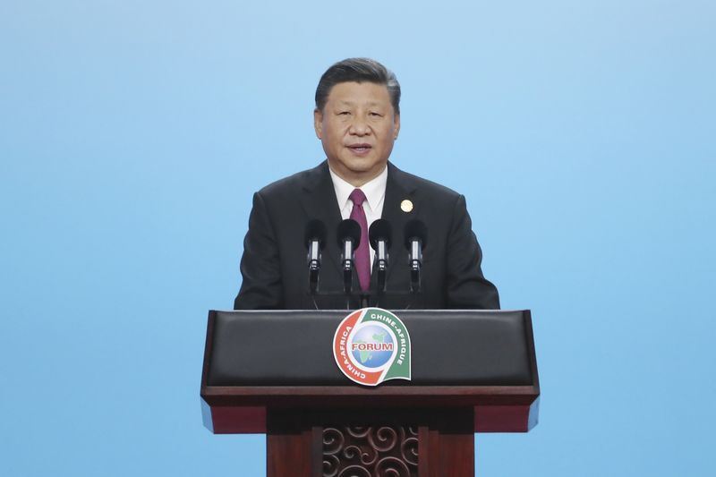 中國國家主席習近平3日在中非論壇開出大手筆,宣布向非洲提供600億美元無償援助、貸款、專案及投資。(中新社提供)
