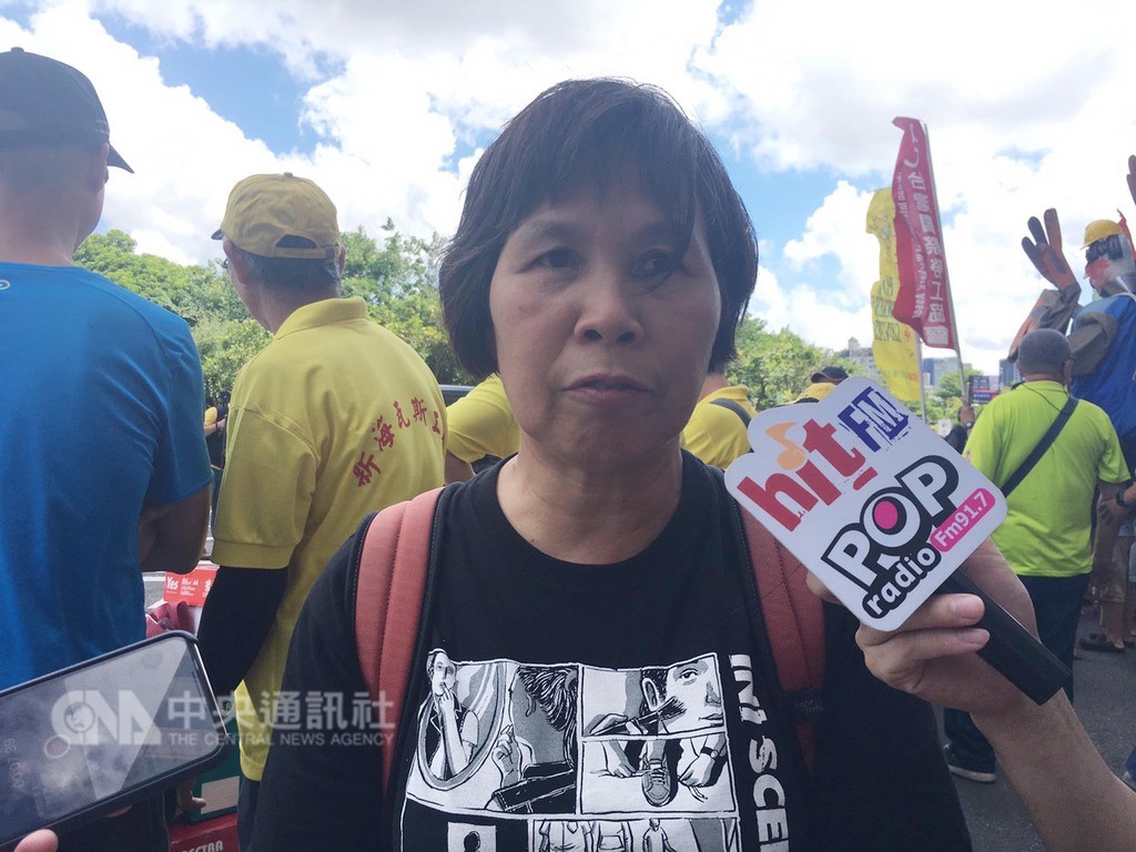 勞權公投聯盟成員、台灣國際勞工協會理事長陳素香(圖)14日說,很遺憾經過6個月的連署,第二階段並未達標,但他們沒有輸,連署公投的過程中不是一無所獲。中央社記者余曉涵攝 107年9月14日