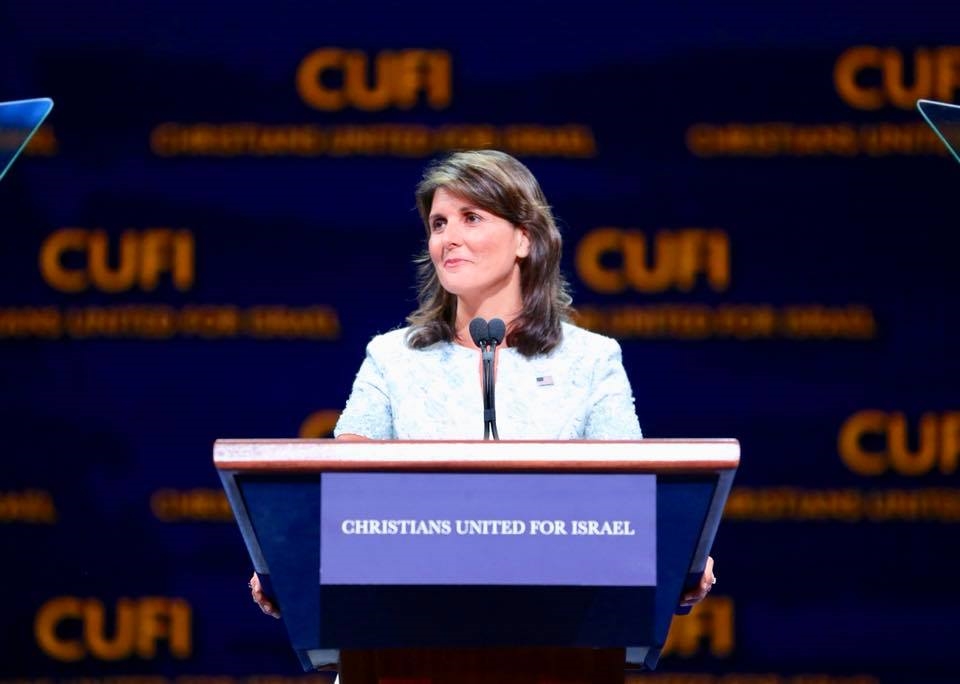 美國駐聯合國大使海利9日宣布辭職。(圖取自海利臉書www.facebook.com/NikkiHaley)