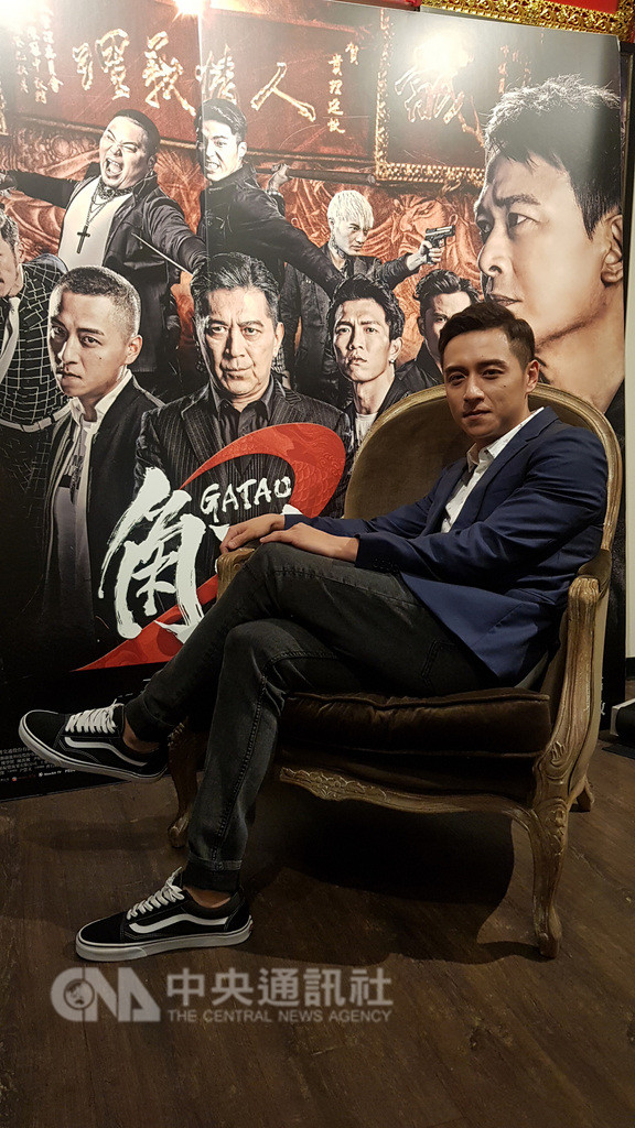演員鄭人碩曾以藝文片「醉.生夢死」提名金馬獎最佳男配角,今年再度以「角頭2:王者再起」二度入圍。中央社記者鄭景雯攝 107年11月2日