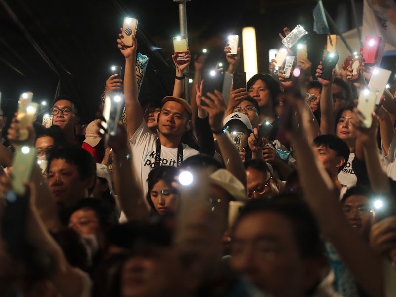 24日就是九合一大選投票,23日是候選人最後衝刺日。(中央社檔案照片)
