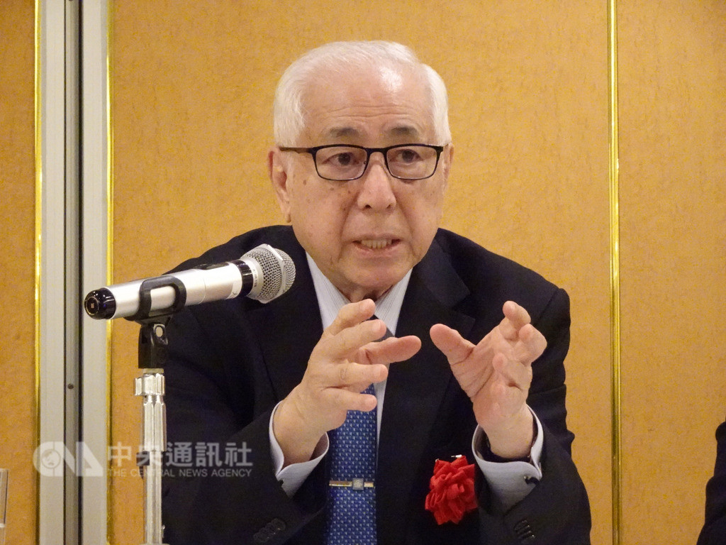 前駐日代表許世楷2日在東京一場研討會表示,在台灣有事(緊急狀況)時,日本應明確的勸美國要力挺台灣。中央社記者楊明珠東京攝 107年12月3日
