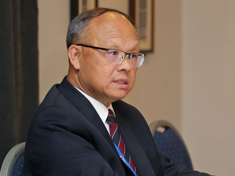 反核食公投過關,日本外相表態台灣恐因此無法加入CPTPP。主責經貿談判的行政院政務委員鄧振中強調,將持續向日方溝通說明。(中央社檔案照片)