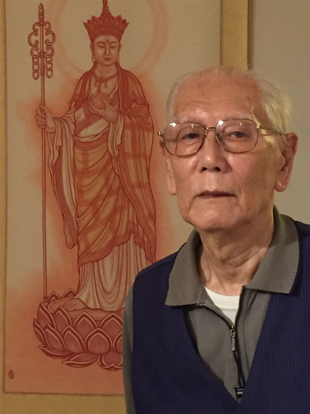 漫畫家許貿淞一生奉獻漫畫創作,他推出耗時10年繪製的封筆之作「佛祖傳」。(許貿淞家屬提供)