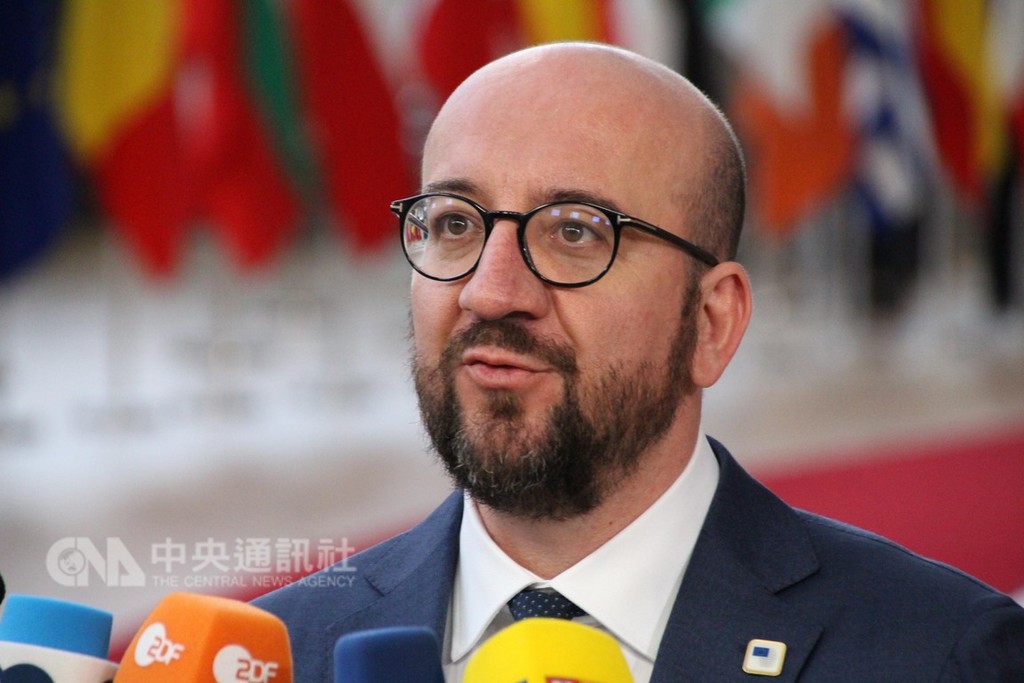 比利時總理米歇爾因簽署「全球移民契約」,導致社會掀起反移民浪潮,他12月18日晚間宣布請辭,圖為他今年2月出席歐盟高峰會時的照片。中央社記者唐佩君布魯塞爾攝 108年12月19日