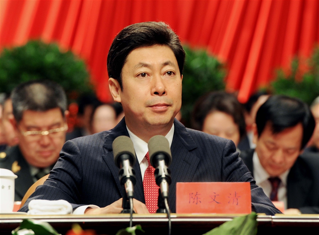 日本「讀賣新聞」23日報導,中國國家安全部部長陳文清(前)10月底至11月初秘密訪問日本。(檔案照片/中新社提供)