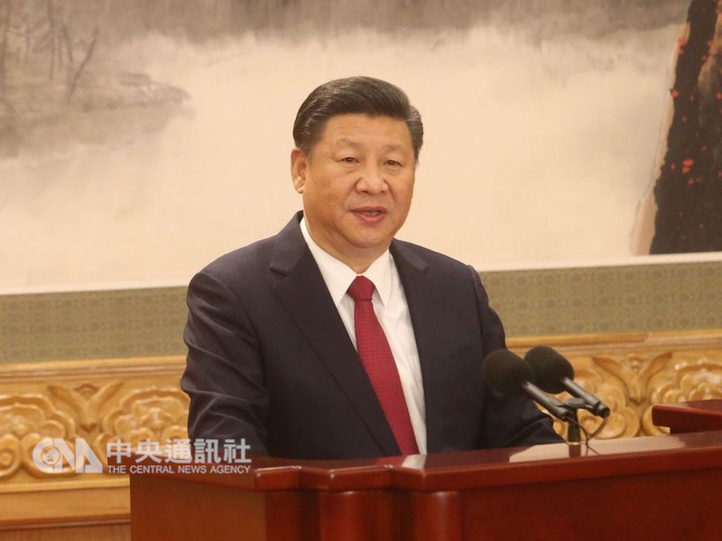 中國國家主席習近平2日對台談話大篇幅提「一國兩制」,多次提「統一」。(中央社檔案照片)