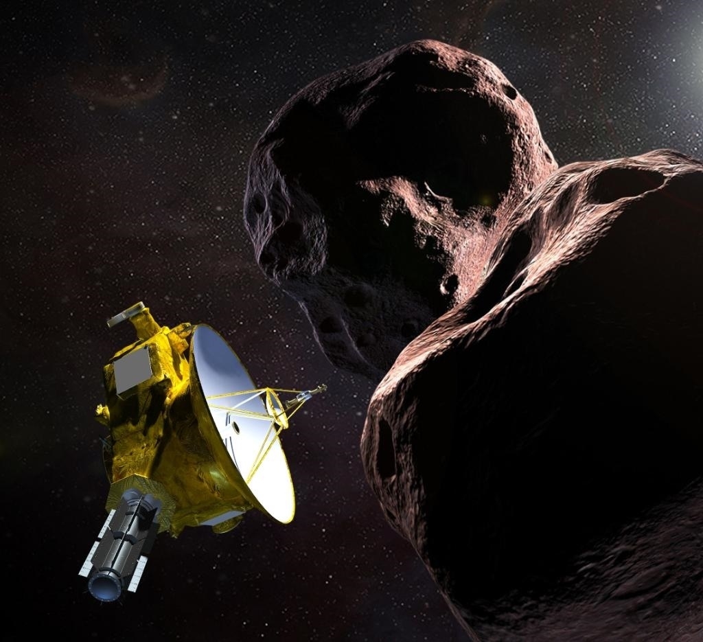 NASA表示,無人太空船「新視野號」傳回訊號,報告它已成功飛掠歷來距地球最遠、很可能是人類至今探測的最古老星體「終極遠境」。(圖取自twitter.com/nasanewhorizons)