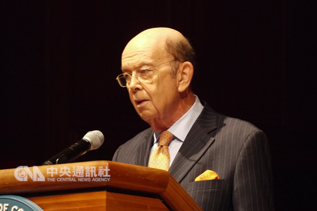 美國商務部長羅斯7日預言,北京與華府可望達成「雙方都能接受」的貿易協議。(中央社檔案照片)