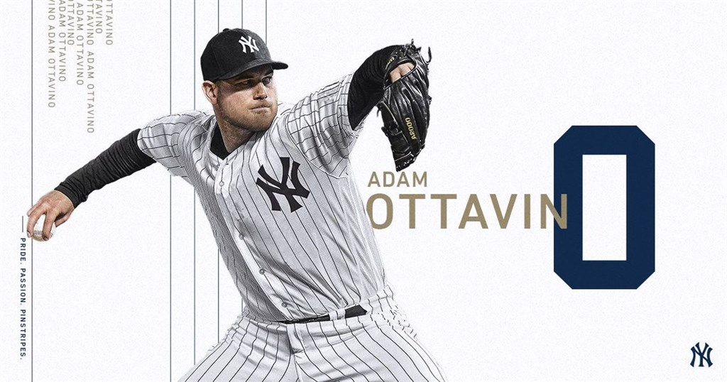 MLB紐約洋基24日宣布簽下投手歐塔維諾,他將披上0號球衣,成為洋基逾百年隊史第一人。(圖取自facebook.com/Yankees)