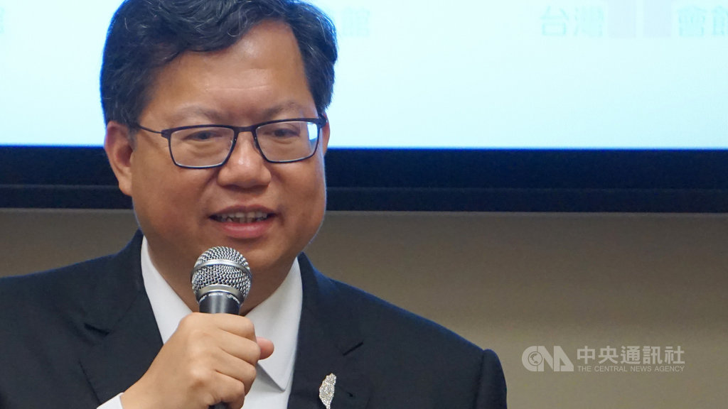 桃園市長鄭文燦訪美,關於舊部屬提到他有超強記憶力,他分享秘訣說:「記憶力除了一部份天賦外,最重要的是用心。」中央社記者林宏翰洛杉磯攝 108年3月3日