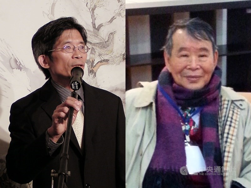台北西區扶輪社主辦「台灣文化獎」6日公布得獎名單,得獎人為國立歷史博物館長廖新田(左)、台灣師範大學美術學系名譽教授王秀雄(右)、台南藝術大學藝術史學系助理教授蔣伯欣。(中央社檔案照片)