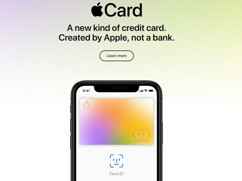 蘋果26日宣布,與高盛銀行、master card合作推出Apple Card,結合蘋果的Apple Pay、Apple Map、Apple Wallet和生物辨識技術等功能。(圖取自蘋果公司網頁apple.com)