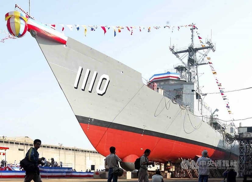台灣海軍敦睦艦隊18日至20日將在帛琉進行友好訪問。圖為海軍田單號。(中央社檔案照片)