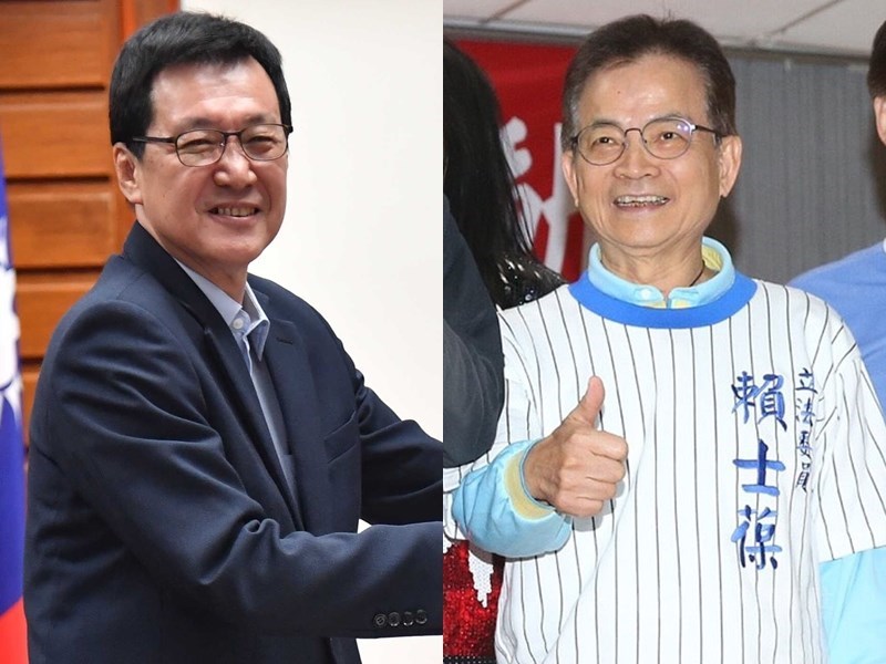 中國國民黨台北市黨部20日晚間公布第7、8選區立委初選結果,分別由現任立委費鴻泰(左)和賴士葆勝出。(中央社檔案照片)