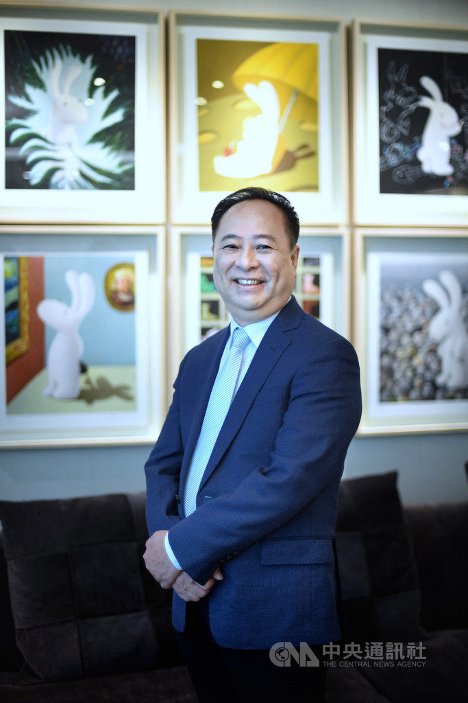 台北101董事長張學舜接受中央社專訪時表示,台北101大樓是台灣地標,他有責任及自我使命感,要讓台北101在台灣最現代化的地方,成為當代台灣文明新地標。中央社記者王飛華攝 108年4月21日