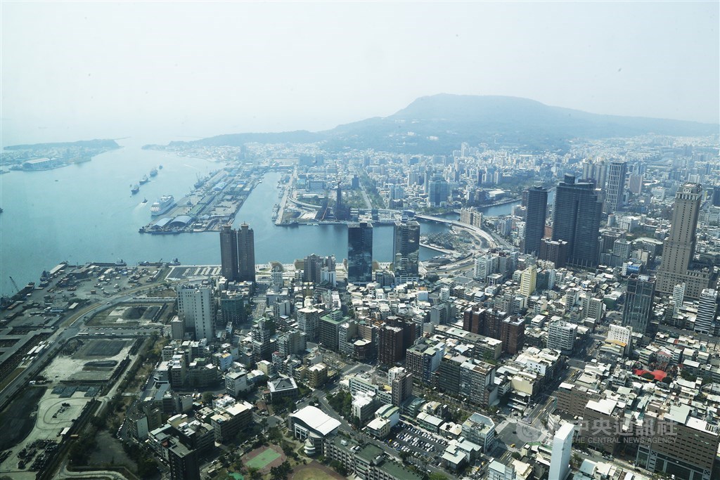 圖為高雄市景。(中央社檔案照片)